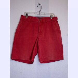 Polo Ralph Lauren Men Red Cotton Casual Shorts Size 33‎